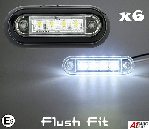 Flush fit led - flush, clear