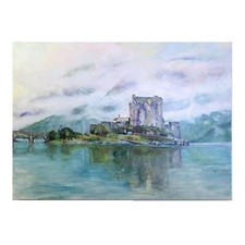 Eilean Donan castel tea Towel