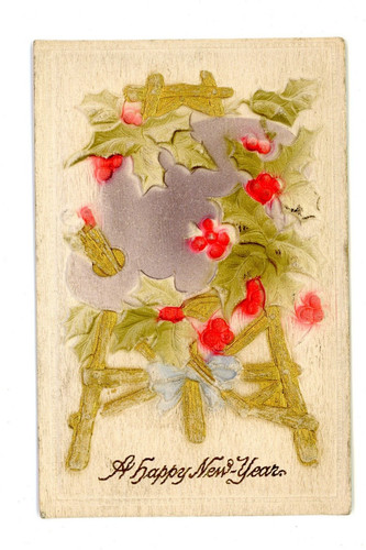 Postcard mab new year - new, heavily
