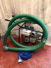 Honda Water pump / Trash pump 4"  Trolley mount with Brand new hoses!!
