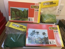 Faller Model Tree Kits (2) And 2 Bags Of Scatter Material