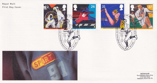 Fdc 1991 sport - 1991,