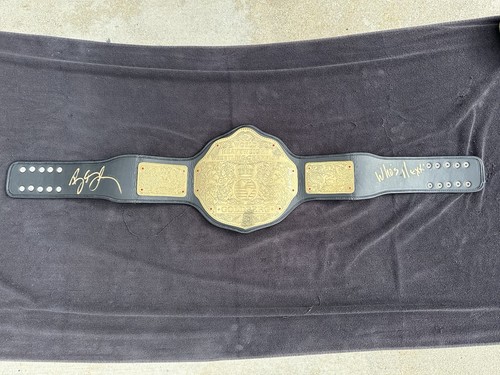 Bill goldberg signed wcw wwe - signed,