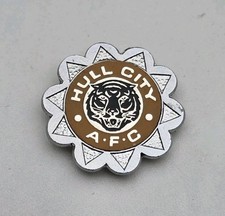 RARE HULL CITY VINTAGE INSERT PIN BADGE