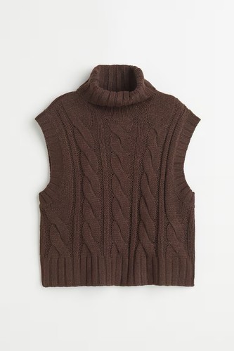 Nwot brown polo neck - h&m,