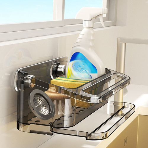 Suction mounted kitchen rack - suction,