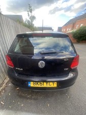 Volkswagen Polo Complete Boot Lid Tail Gate Assembly Black 2009-2017 6R