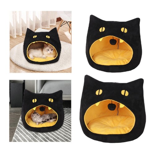Semi enclosed pet cat nest - pet,