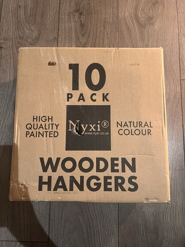 Wooden hangers pack 10 - of,