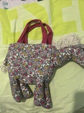 BEAUTIFUL JOULES PONY / HORSE SHAPED HAND BAG/ GIRLS / CHILDS FLORAL BAG