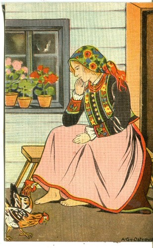 Poland country woman dress - country,