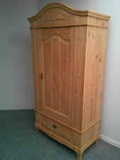 A Pretty Antique / Old Pine Victorian 2 Piece Wardrobe to Wax/Paint