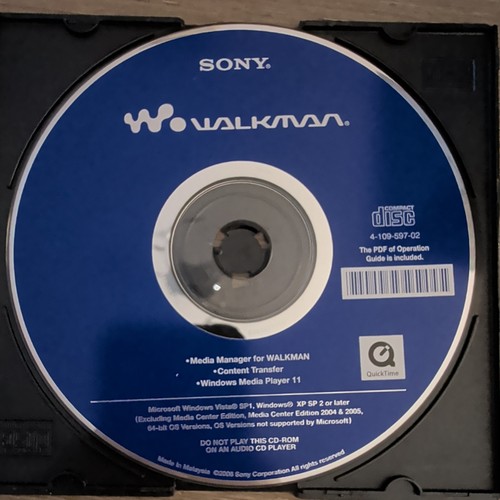 Sony walkman media - sony,