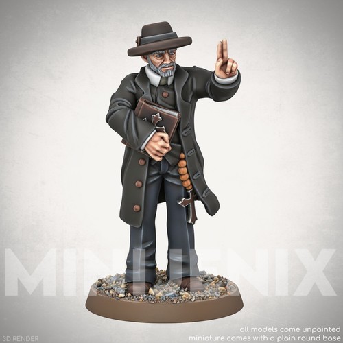 Priest preacher wild west - priest,