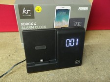KitSound XDock 4 Alarm Clock Speaker Dock – Opened,(B3R2 ) T17