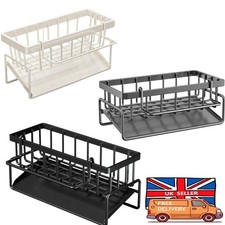 Kitchen Sink Caddy Basket Drain Rack Sponge Dishcloth Holder Storage Organizer