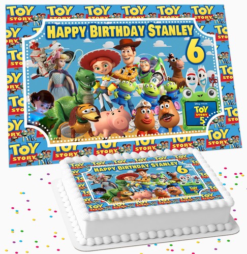 Toy story personalised edible - toy,