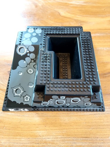 Lego space moon - crater, raised