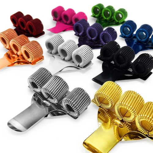 Triple treble metal pen clip - metal,