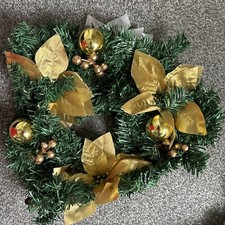 Christmas Wreath Gold Leave
