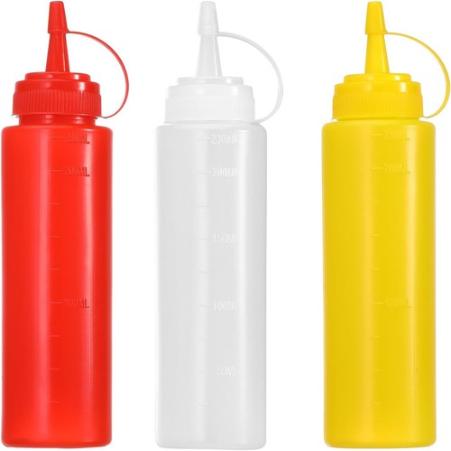 3pcs sauce bottles - 3pcs, dispensers