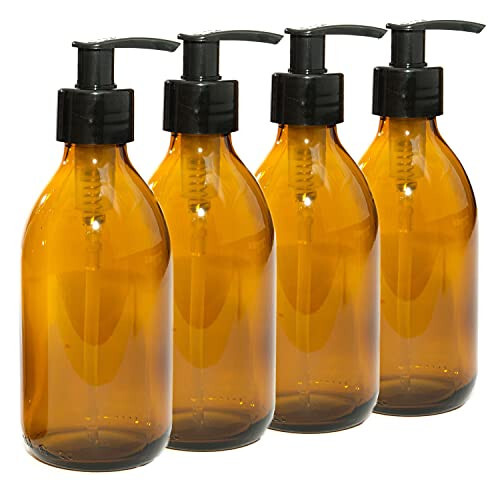 250ml amber glass bottles with - amber,