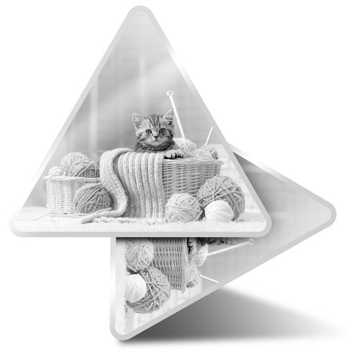 Triangle stickers 5cm - triangle,