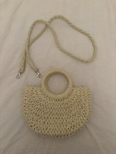 Woven Straw Summer Beach Tote