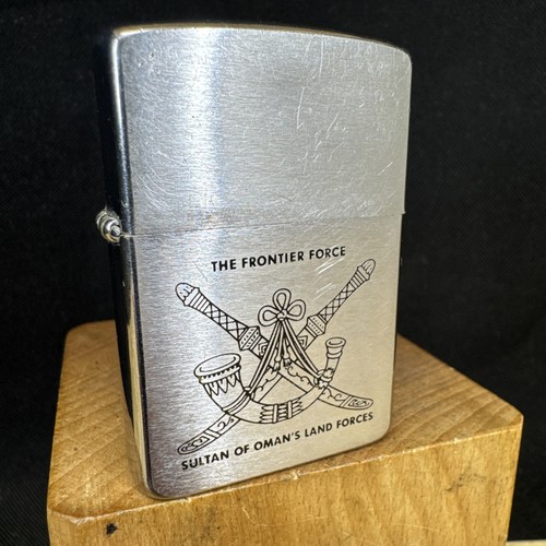 1986 zippo lighter frontier - 1986, "frontier