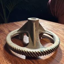 Vintage Cast Brass Gear Wheel