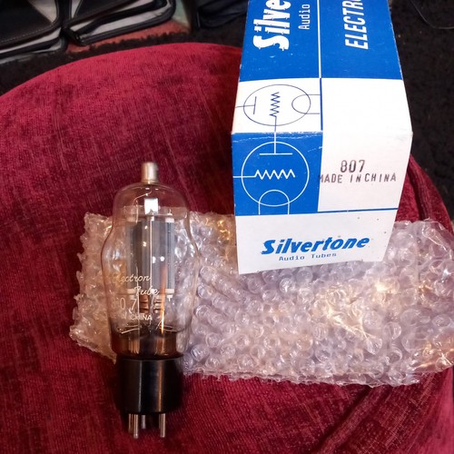 807 valve tube new - tube, old