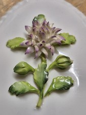 Vintage Coalport Bone China Flower November Wall Plaque