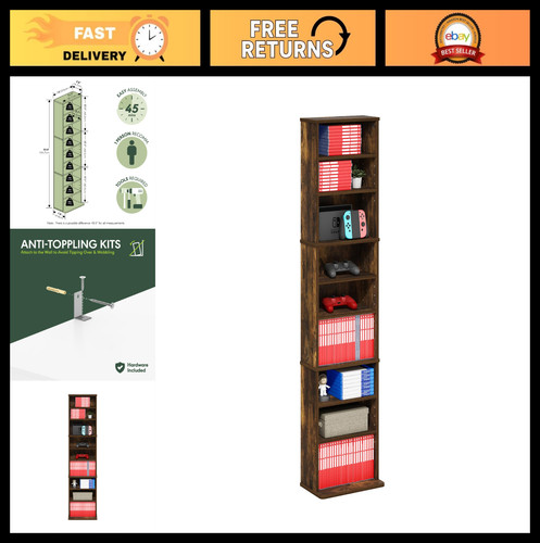 Tall narrow dvd rack 9 - narrow,