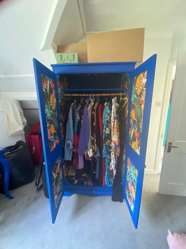Upcycled wardrobe bright - upcycled, in