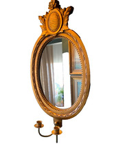 Vintage wall mirror gold - in,
