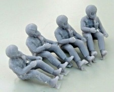 4 x Seated PLA printed 1/48 60