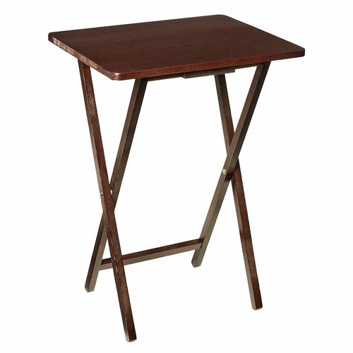 Folding snack table wooden - snack,