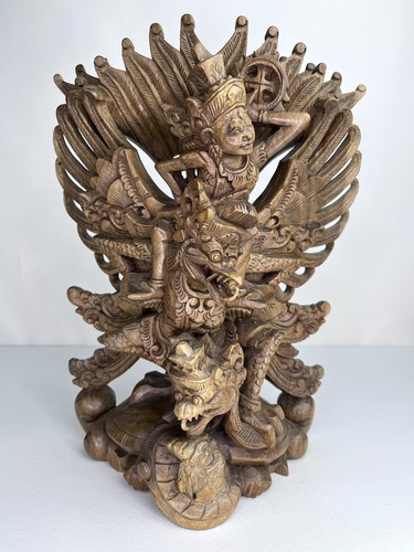 Large antique balinese wood - balinese,