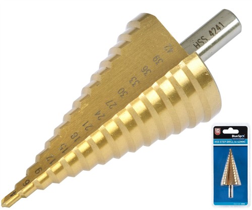 Bluespot step drill - drill, hss