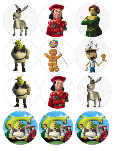 Count shrek edible image - 12,