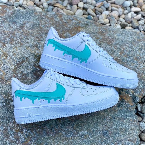 Air force custom teal - force,