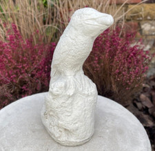 Garden woodpecker ornament Stone woodpecker statue Bird decoration Lover gift