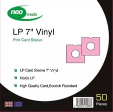 Pack of 50 Pink 7" LP Vinyl