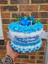 Artificial Funeral Flower Birthday Cake Tribute Memorial Wreath Daughter son dad