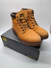 CAT  Caterpillar Suede Leather Boots Lace up Zip UK 6 EU 39 Boxed