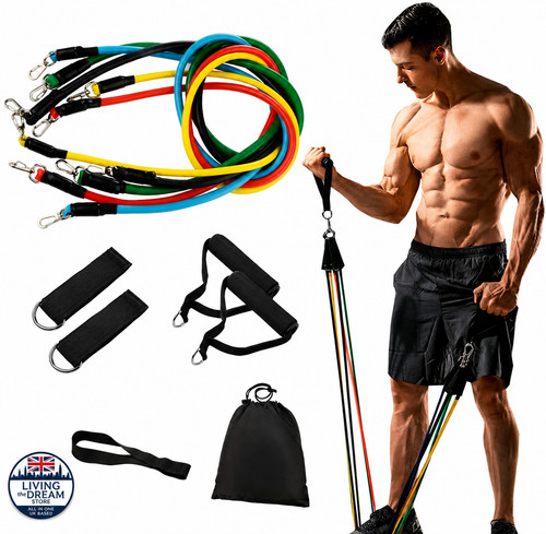 11pcs resistance bands workout - bands,