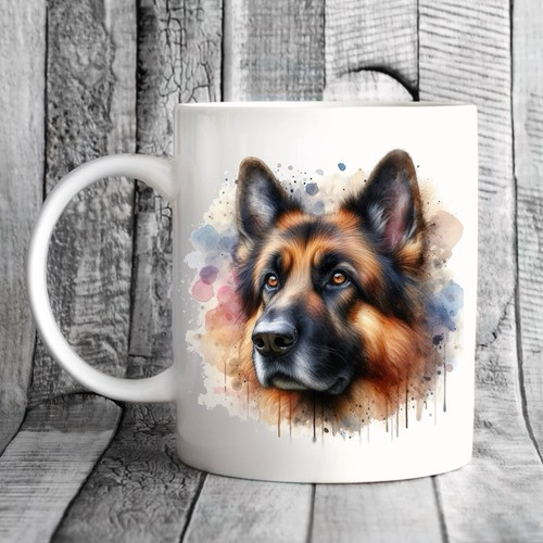German shepherd dog mug - dog,