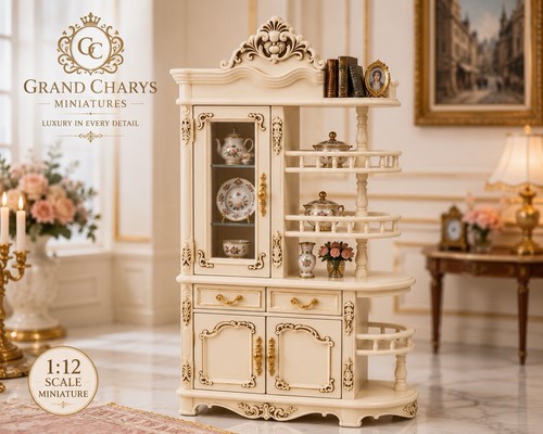 Scale miniature cream - 1:12,