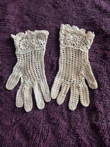 Vintage 1950s crocheted - vintage,