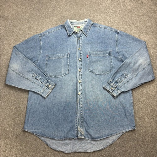 Levis denim shirt adult large - levis,